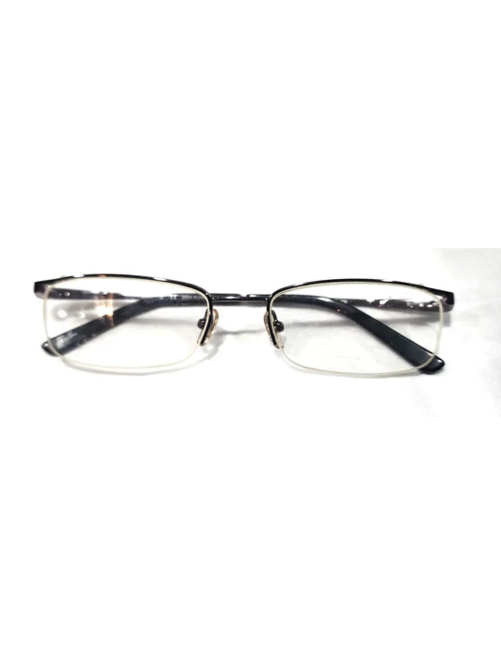 Ray Ban RB6101 2502 Gunmetal Half Rim Eyeglasses 50-18 135